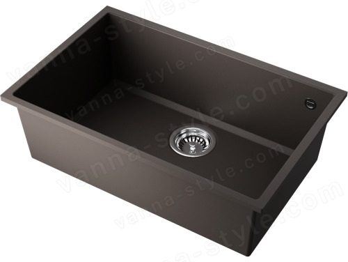 Кухонная мойка Omoikiri Tedori 66-U-ES 4997237 66x42 из искусственного гранита, espresso