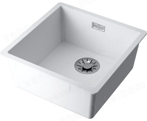 Кухонная мойка Omoikiri Yamakawa 45-Integra-WH 4997253 44.8x44.8 из искусственного камня, белы