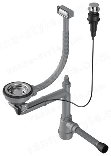 Арматура Omoikiri WK-1-IN-A 4956468, нержавеющая сталь