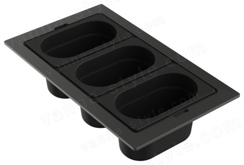 Корзина Omoikiri DC-04-3-GB 4999088, графит