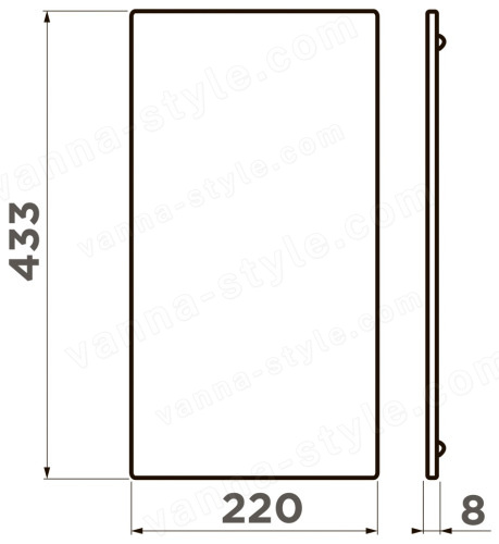 Разделочная доска Omoikiri CB-Sintesi-M-WD 4999097, графит