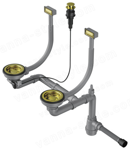 Арматура Omoikiri WK-2-LG-A 4956495, светлое золото