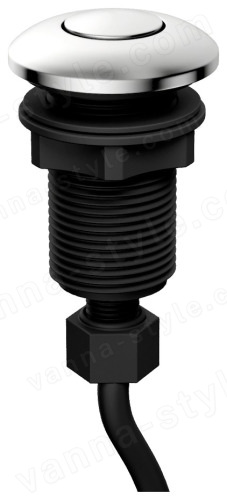 Пневматическая кнопка для измельчителя Omoikiri SW-01-C 4996060, хром