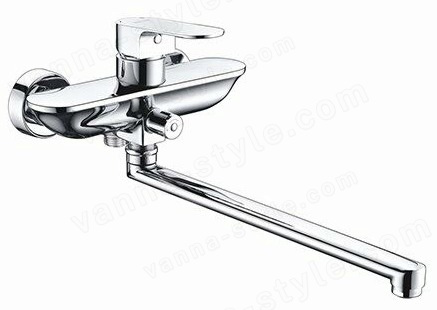 Смеситель для ванны WasserKraft Dinkel 5800 5802L, хром