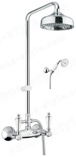 Душевая система Fiore GIOIELLI 08CR0620, хром, хром