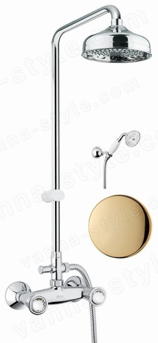 Душевая система Fiore VENERE SKY 13OO0620, золото, золото