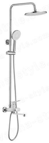 Душевая система Savol FALSE S-600608AW, хром,белый, хром,белый