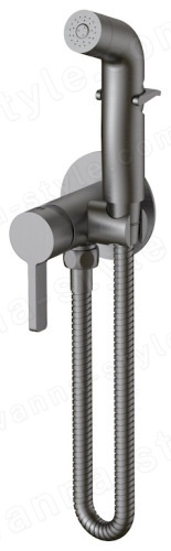 Гигиенический душ ESKO Sochi Gun Metal SCSMHGM со смесителем, оружейная сталь со смесителем, оружейная сталь
