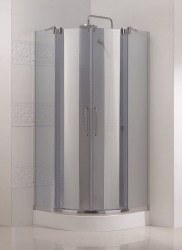 Полукруглый душевой уголок Cezares Lux R2