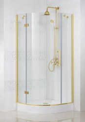 Полукруглый душевой уголок Cezares Magic R1