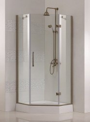 Пятиугольный душевой уголок Cezares Magic P1