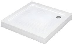 Душевой поддон WasserKraft Amper 29T03 90x90 акриловый, белый
