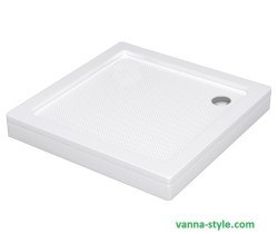 Душевой поддон WasserKraft Amper 29T03 90x90 акриловый, белый