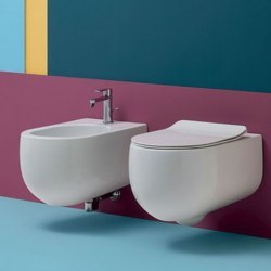 Биде подвесное Kerasan Flo 54