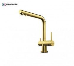 Смеситель для кухни Omoikiri Nagano-PVD-G ONA-PVD-LG-35