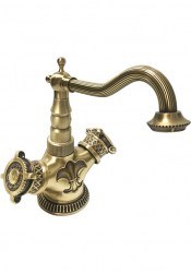 Смеситель для раковины AltroBagno Antik Fiore 0105 Br