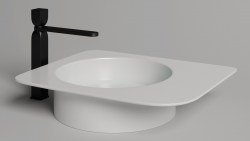 Раковина Salini Ninfea 02 из искусственного камня