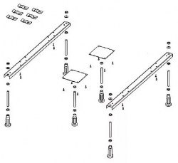 Комплект ножек Riho Plus POOTSET07
