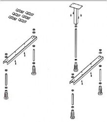 Комплект ножек Riho Strong POOTSET08