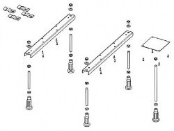 Комплект ножек Riho Petit POOTSET12