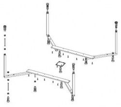 Каркас с ножками Riho Colorado POOTSET14