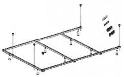 Каркас с ножками Riho Sobek 180x115