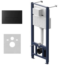 Инсталляция для унитазов AM.PM Pro I012704.7038 с черной кнопкой Pro S