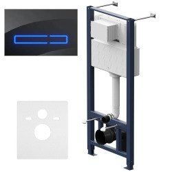 Инсталляция для унитазов AM.PM Pro I012704.50A38 c черной сенсорнойй кнопкой Touch Pro