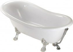 Ванна Migliore Bella 170x80 23132 из искусственного камня с декоративными ножками