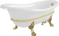 Ванна Migliore Bella 170x80 26982 из искусственного камня с декоративными ножками