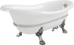 Ванна Migliore Bella 170x80 26990 из искусственного камня с декоративными ножками
