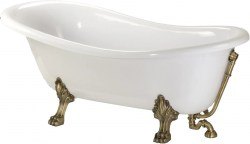 Ванна Migliore Milady 185x82 26242 из искусственного камня с декоративными ножками