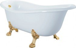Ванна Migliore Milady 185x82 26240 из искусственного камня с декоративными ножками