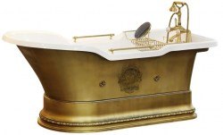 Ванна Migliore Impero 180x87 26173 из искусственного камня, отдельностоящая на подиуме