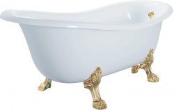 Ванна Veragio Gialetta 170x80 25218 из искусственного камня с декоративными ножками
