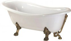 Ванна Veragio Markiza 185x80 30252 из искусственного камня с декоративными ножками