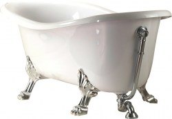 Ванна Veragio Markiza 185x80 30257 из искусственного камня с декоративными ножками