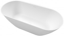 Ванна WHITECROSS Coral A 165x75 из искусственного камня, отдельностоящая
