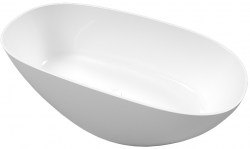 Ванна WHITECROSS Onyx A 160x75 из искусственного камня, отдельностоящая