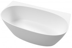 Ванна WHITECROSS Pearl A 155x80 из искусственного камня, отдельностоящая