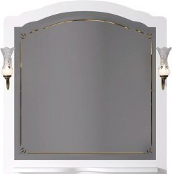 Зеркало с полкокй Opadiris Лоренцо 100 для ванной комнаты