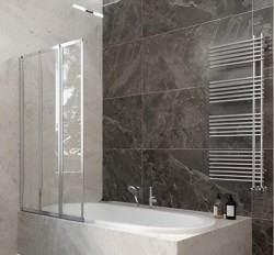 Шторка на ванну Veconi Palau PL73L-90-01-19C4 90x150