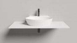 Раковина Salini Alda Wall 01 из искусственного камня