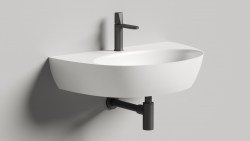 Раковина Salini Alda Wall 03 из искусственного камня