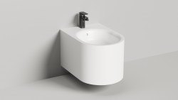 Подвесное биде Salini Gemelli из искусственного камня