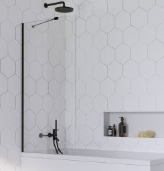 Шторка на ванну Radaway Idea Black PNJ II 80x150