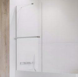 Шторка на ванну Radaway Idea PNJ II 90x150 с полотенцедержателем