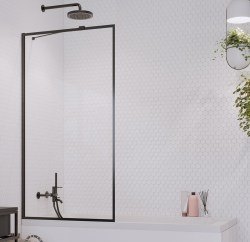 Шторка на ванну Radaway Idea Black PNJ II Frame 70x150