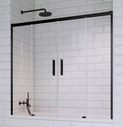 Шторка на ванну Radaway Idea Black PN DWD 160x150