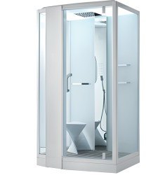 Душевая кабина Orans SR-89105LS White 120x90 с хамамом и гидромассажем